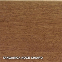Coprifilo 70x10 mm Tanganika Tinto Noce Chiaro - 225 cm