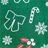 Passatoia Natalizia verde Merry Christmas - rotolo da 1x33 metri