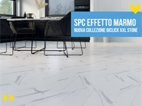 Nuovo SPC effetto marmo BiClick XXL Carrara Stone