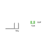 TPU/15 Base per terminali da laminato e parquet spessori da 15 a 19 mm