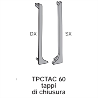 Terminali in metallo per battiscopa BTAC60