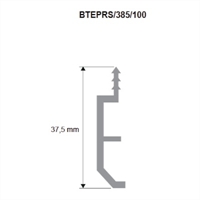 Clip BTEPRS385 per battiscopa BTEPR 70x16 - 100 pezzi