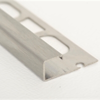 ZQINS/125 profilo quadro per ceramica acciaio satinato sp 12,5 mm