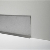 790/10SF Battiscopa acciaio inox satinato 100x10 mm