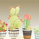 Tappeto Cactus Beige 50x150 cm