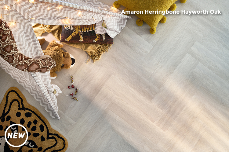 Amaron Herringbone Hayworth Oak
